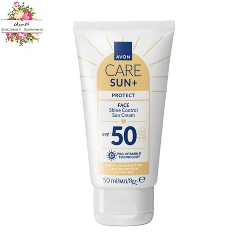 کرم ضد آفتاب ضد لک و ضد چربی صورت SUN+ PROTECT SPF 50 حجم 50 میل آون avon