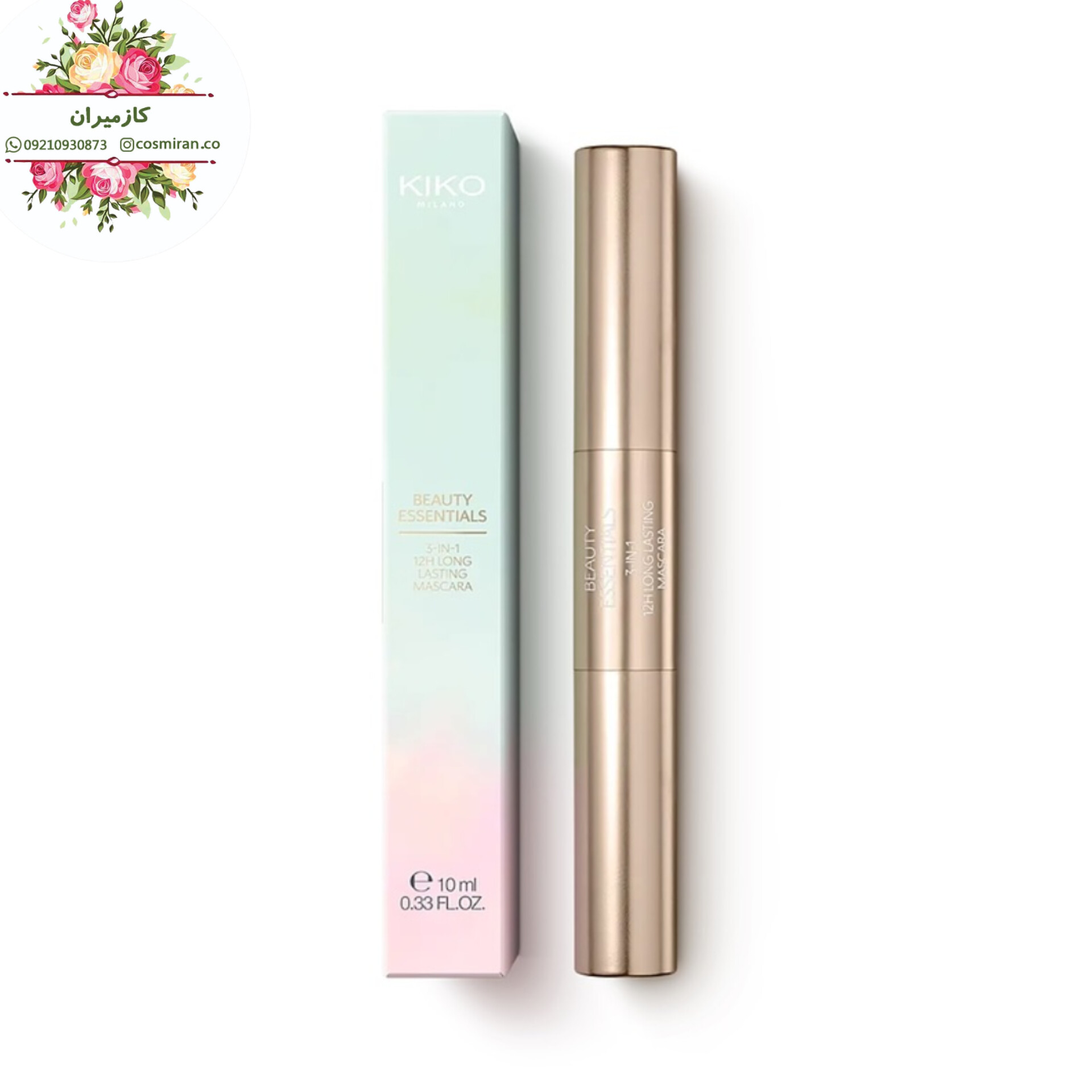 ریمل دوسر 3 در 1 بیوتی اسنشالز بادوام 12 ساعته اصل کیکو