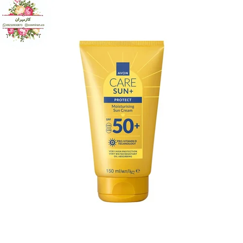 کرم ضدآفتاب و مرطوب کننده جدید SUN+ PROTECT با +SPF50 حجم 150 میل آون avon